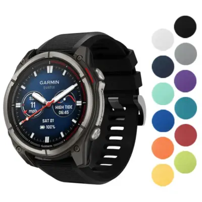 Endurance Band for Garmin Quatix 8, 51mm, featuring a durable design. Available in multiple colors and sizes: L, M, S. Perfect for outdoor and fitness enthusiasts