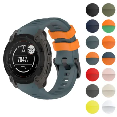 PrecisionFit Strap for Garmin Instinct E – 40mm, available in sizes L, M, S. Features a durable design with vibrant color options for a customizable look