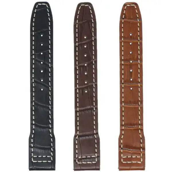 iw12 All Color DASSARI Alligator Pilot Strap IWC Quick Release 20mm 21mm 22mm
