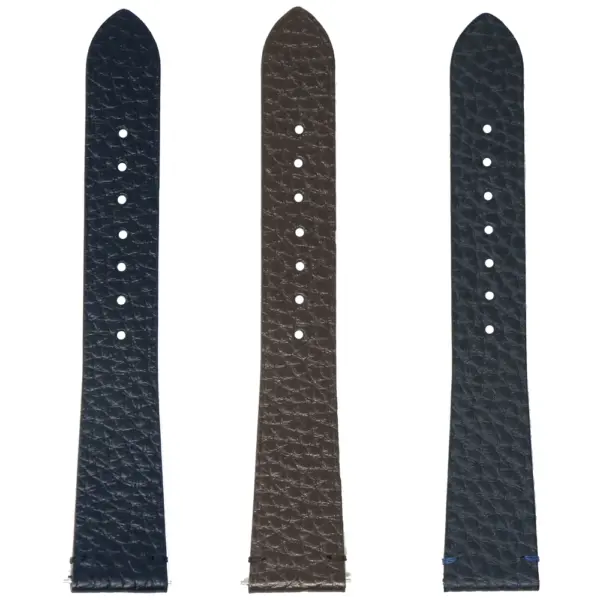 ds29 All Color DASSARI Tapered Pebbled Leather Watch Band Strap 18mm 19mm 20mm 21mm 22mm