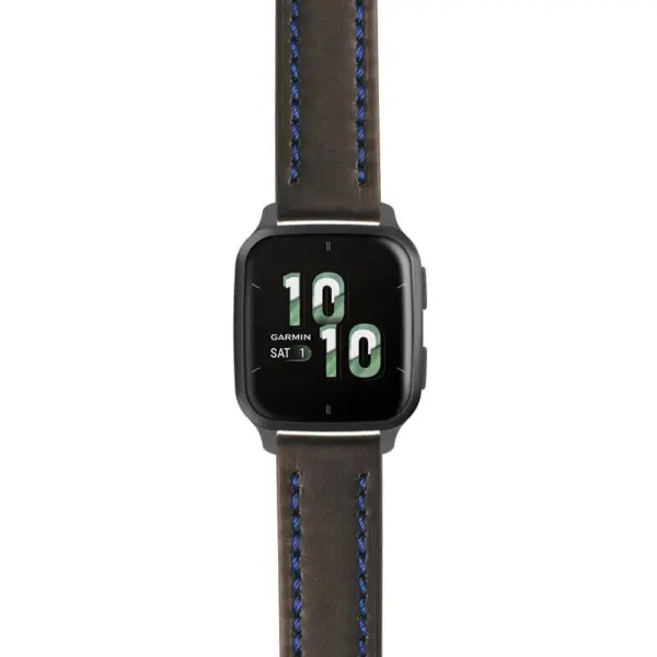 g.vsq2.st23 Main Black & Blue StrapsCo Heavy Duty Mens Leather Watch Band Strap 20mm