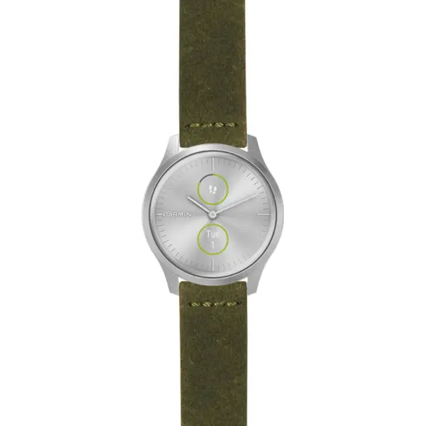 g.vstyl.st29 Main Green StrapsCo Heavy Duty Suede Watch Strap 20mm
