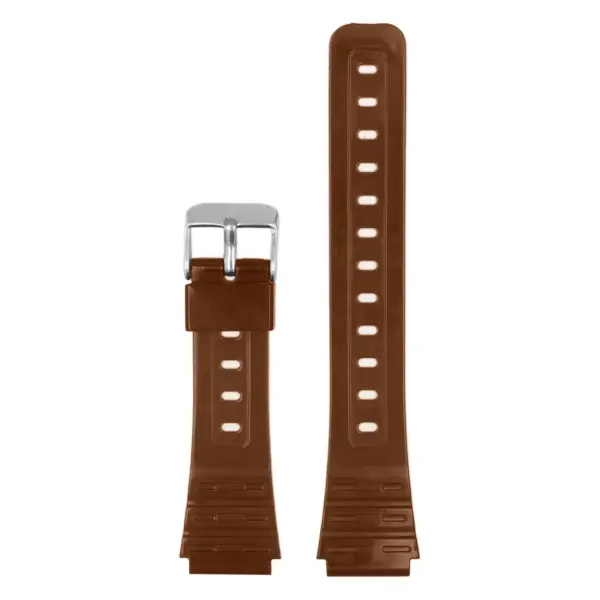 ca.r1.2 Up Brown Classic Rubber Watch Band Strap For Casio F 91W F84 F105 F108 A158 A168 AE1200