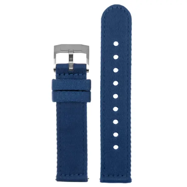 ny200.5 Up Navy Blue Pro Seatbelt Two Piece Watch Band Strap 20mm 22mm