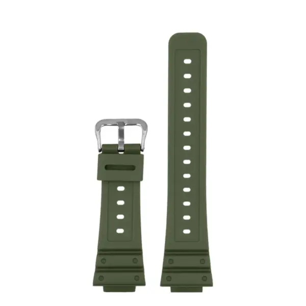 gs.r5.11 Up Green StrapsCo Fitted Rubber Watch Band Strap For G SHOCK GA 2100