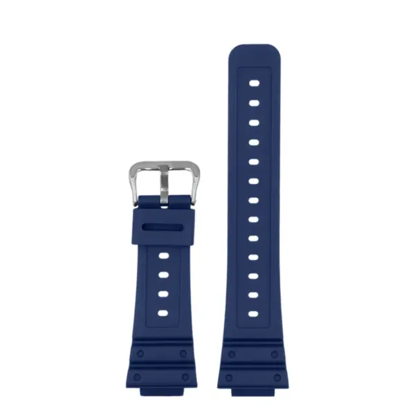 gs.r5.5b Up Navy Blue StrapsCo Fitted Rubber Watch Band Strap For G SHOCK GA 2100