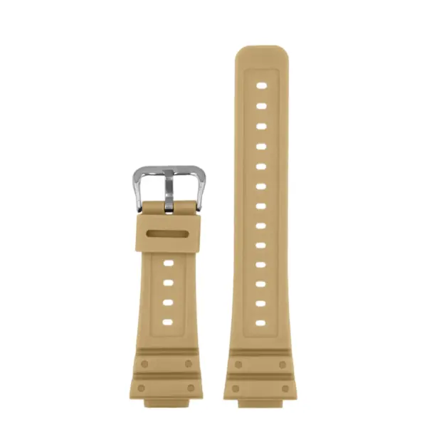 gs.r5.17 Up Beige StrapsCo Fitted Rubber Watch Band Strap For G SHOCK GA 2100