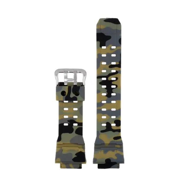 gs.r2.11c Camo Green Up StrapsCo Fitted Rubber Watch Band Strap For G SHOCK GW 9400