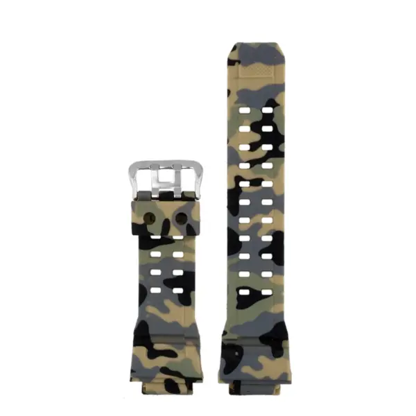 gs.r2.17c Camo Beige Up StrapsCo Fitted Rubber Watch Band Strap For G SHOCK GW 9400