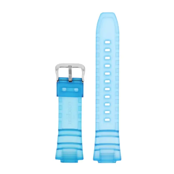 gs.r1.5b Up Sky Blue StrapsCo Fitted Rubber Watch Band Strap For Casio MCW 100H