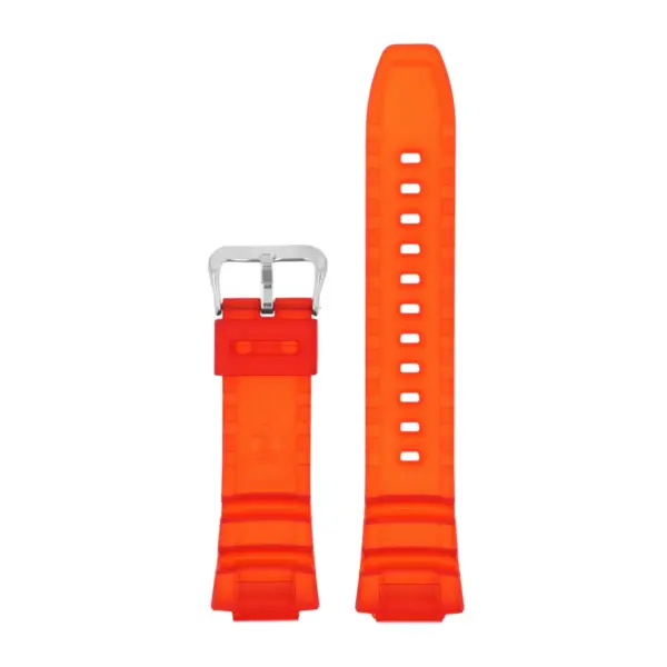 gs.r1.6 Up Red StrapsCo Fitted Rubber Watch Band Strap For Casio MCW 100H