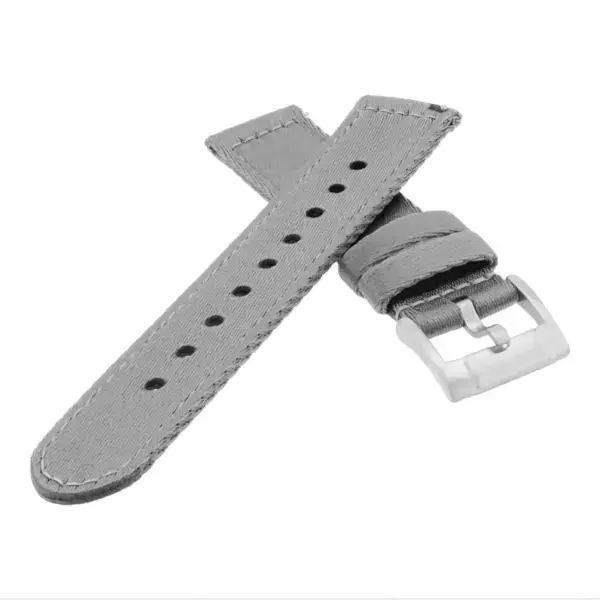 ny200.7 Cross Grey Slate Pro Seatbelt Two Piece Watch Band Strap 20mm 22mm