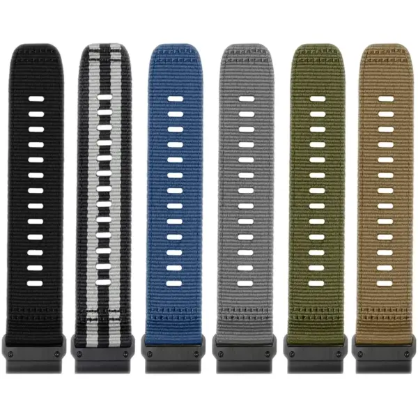 g.ny200 All Color Pro Seatbelt Two Piece Watch Band Strap For Garmin Devices