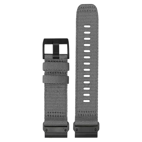 g.ny200.7 Up Slate Grey Pro Seatbelt Two Piece Watch Band Strap For Garmin Devices