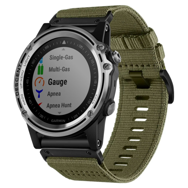 g.ny200.11 Cargo Pro Seatbelt Two Piece Watch Band Strap for Garmin Descent Mk1
