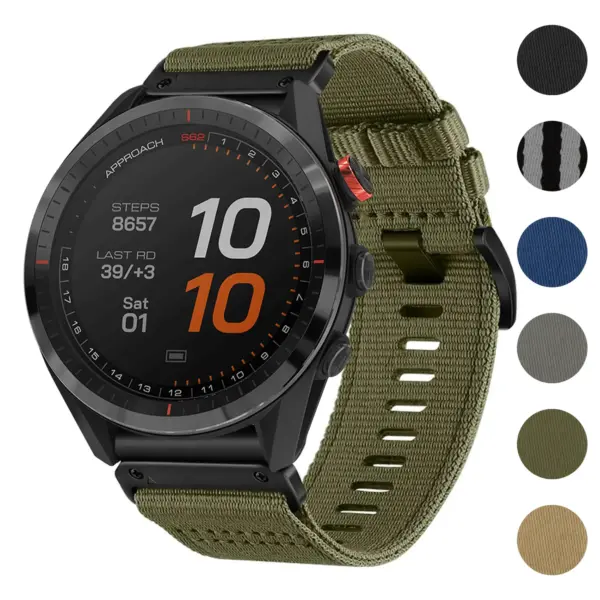 Pro Seatbelt Strap for Garmin Approach S62, compatible with Garmin Approach S6 and S62. Durable design with multiple color options for a stylish look