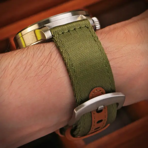 ny201 Wrist StrapsCo Two Piece Explorer Watch Band Strap 20mm 22mm