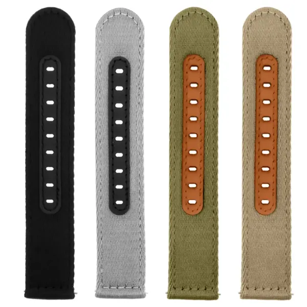 ny201 All Color StrapsCo Two Piece Explorer Watch Band Strap 20mm 22mm