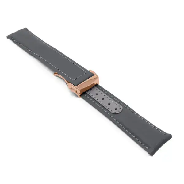 kd8.7.7.rg Angle Grey Dassari Sailcloth Explorer Watch Band Strap with Deployant Clasp 19mm 20mm 21mm 22mm new