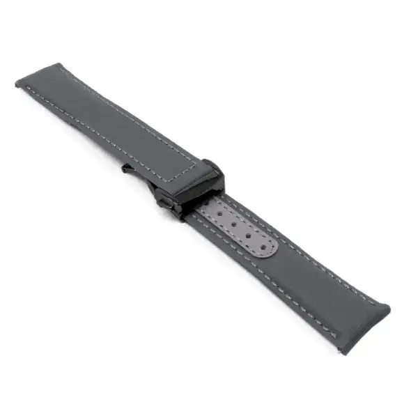 kd8.7.7.mb Angle Grey Dassari Sailcloth Explorer Watch Band Strap with Deployant Clasp 19mm 20mm 21mm 22mm new