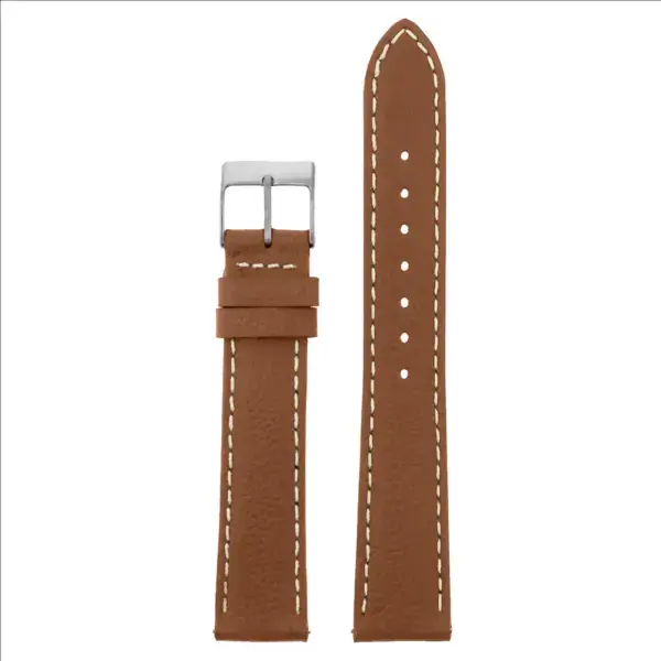 ds11.3 Up Tan.webp DASSARI Pioneer Leather Watch Band Strap 18mm 19mm 20mm 21mm 22mm 24mm