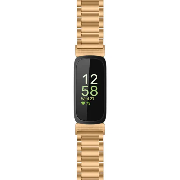 s.m8 Rose Gold StrapsCo Everyday Bracelet Watch Band Strap For Fitbit Inspire 3