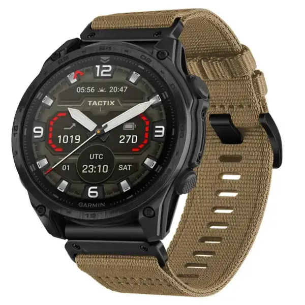 g.ny200.17 Main Camel Pro Seatbelt Strap for Garmin Tactix 8 – 47mm