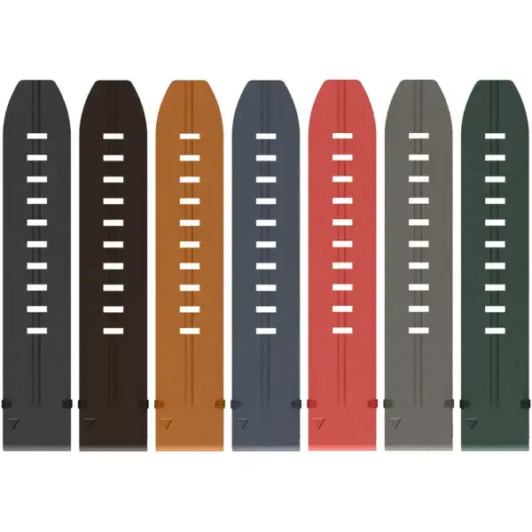 g.l12 All Color Genuine Italian Leather Watch Band Strap for Garmin QuickFit Devices