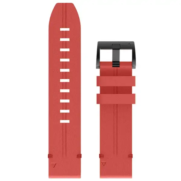 g.l12.6 Up Ember Genuine Italian Leather Watch Band Strap for Garmin QuickFit Devices