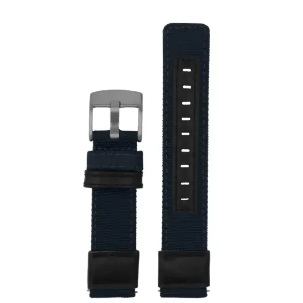 ks.ny2.5 Up Blue StrapsCo Rugged Canvas Watch Band Strap 18mm 19mm 20mm 21mm 22mm