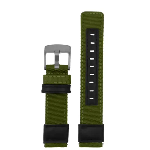 ks.ny2.11 Up Green StrapsCo Rugged Canvas Watch Band Strap 18mm 19mm 20mm 21mm 22mm