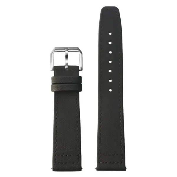kd10.1 Up Onyx Aviator Sailcloth Watch Band Strap 19mm 20mm 21mm 22mm