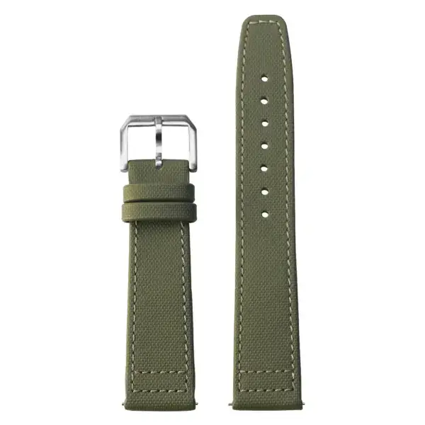 kd10.7 Up Moss Aviator Sailcloth Watch Band Strap 19mm 20mm 21mm 22mm