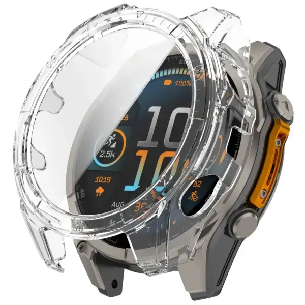 g.pc76.22 Transparent Main StrapsCo Protective Case for Garmin Tactix 8