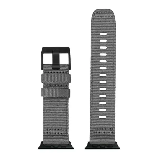 Up Slate Grey Pro Seatbelt Two Piece Watch Band Strap For Apple Watch