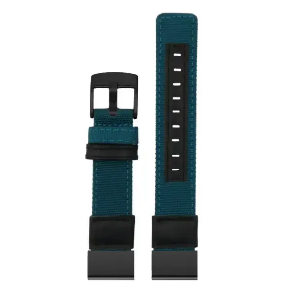 g.ny2.11b Up Teal StrapsCo Rugged Canvas Watch Band Strap for Garmin Watches