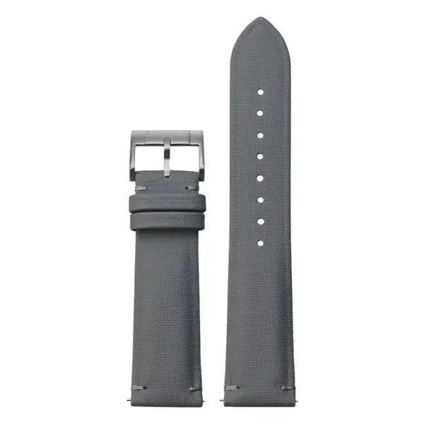 kd11.7.7 Up Grey DASSARI Harbor Sailcloth Watch Band Strap 19mm 20mm 21mm 22mm