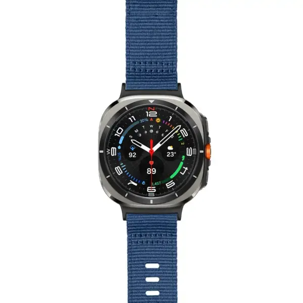sl.ny200.5 Main Navy StrapsCo Pro Seatbelt Strap For Samsung Galaxy Watch Ultra