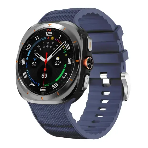 s.r43.5a Front Navy StrapsCo Endurance Watch Band Strap for Samsung Galaxy Watch Ultra