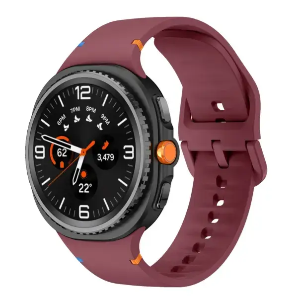 s.r41.6a Main Wine Red StrapsCo Active Watch Band Strap for Samsung Galaxy Watch 8