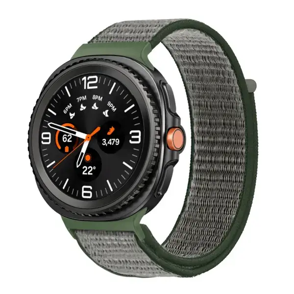 s.ny13.11a Main Green StrapsCo Nylon Comfort Watch Band Strap For Samsung Galaxy Watch 8