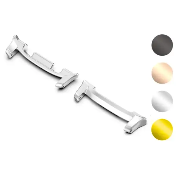 Strap adapters for Samsung Galaxy Watch 8, available in sizes L, M, and S. Features a sleek design and comes in multiple colors: black, gold, silver, and rose gold