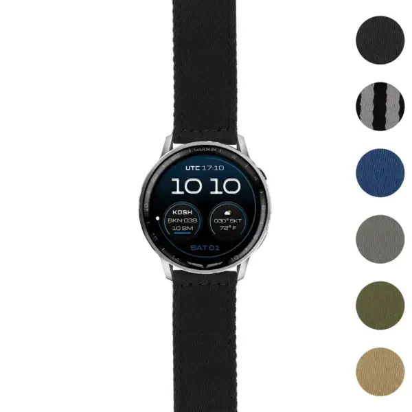 Pro Seatbelt Strap for Garmin D2 Air X15, available in sizes L, M, S. Compatible with Garmin D2 Air. Features a sleek design with multiple color options
