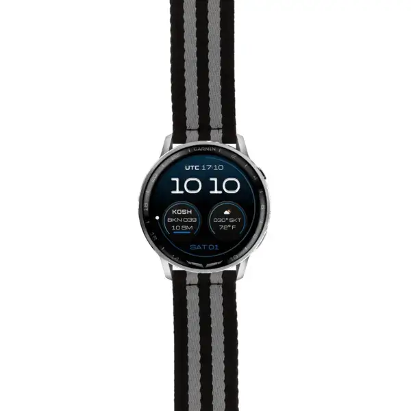 g.dax15.ny200.1.7 Main Bond Pro Seatbelt Strap 22mm Quick Release Watch Band For Garmin D2 Air X15
