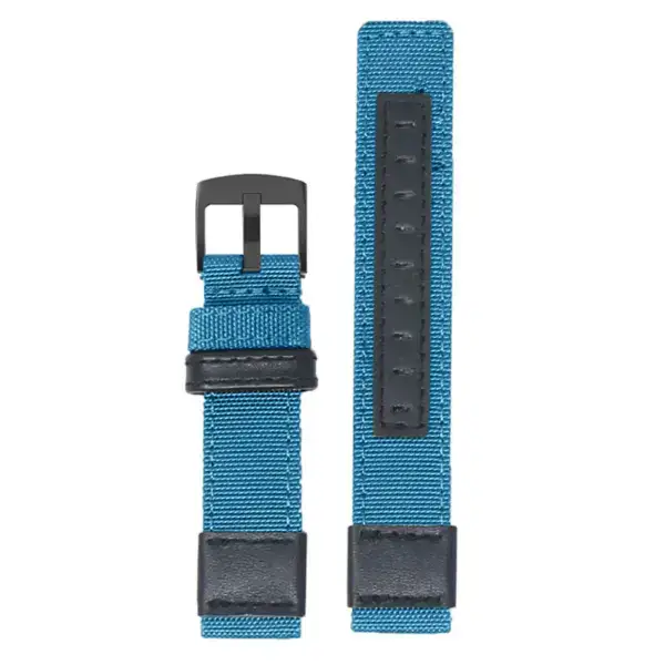 g.ny2.5b Up Light Blue StrapsCo Rugged Canvas Watch Band Strap for Garmin Watches Quick Release