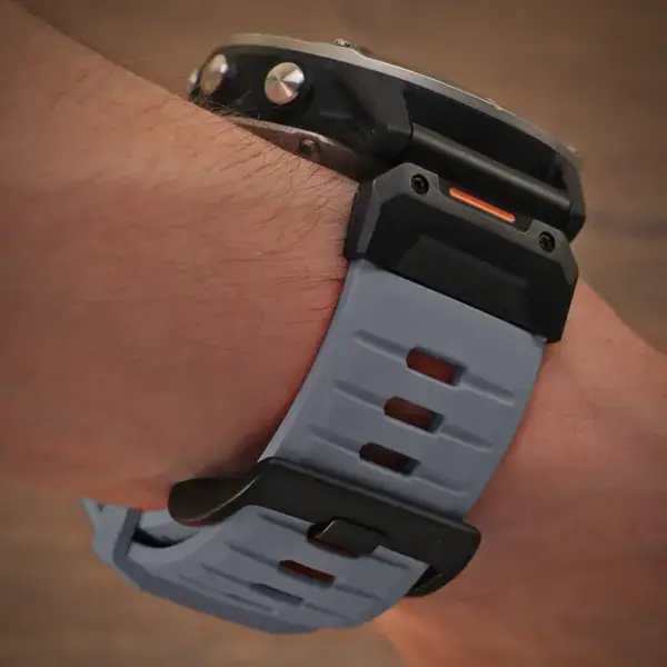 g.fk1.7 Wrist Slate StrapsCo Elite FKM Rubber QuickFit 22 26 Watch Band Strap for Garmin Watches
