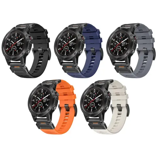 g.fk1 All Color StrapsCo Elite FKM Rubber QuickFit 22 26 Watch Band Strap for Garmin Watches