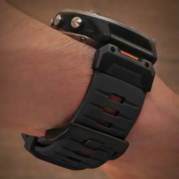 g.fk1.1 Wrist Obsidian StrapsCo Elite FKM Rubber QuickFit 22 26 Watch Band Strap for Garmin Watches