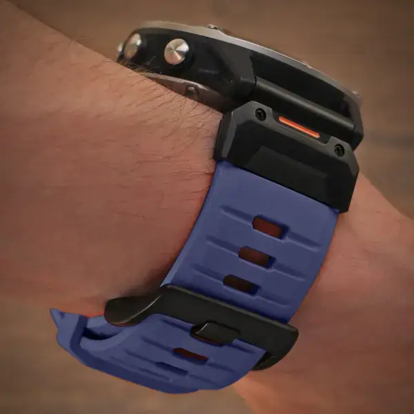 g.fk1.5 Wrist Midnight StrapsCo Elite FKM Rubber QuickFit 22 26 Watch Band Strap for Garmin Watches