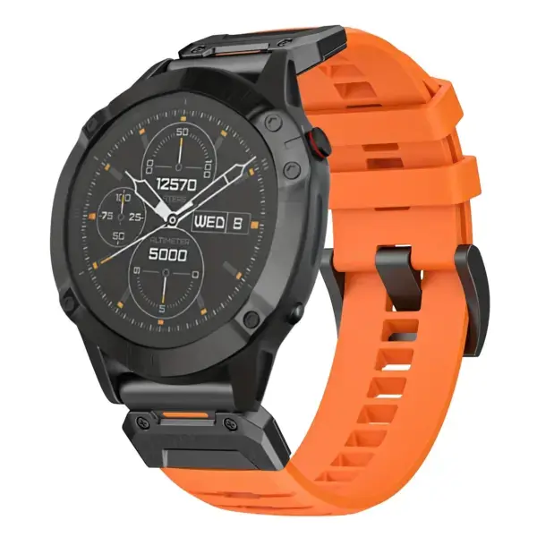 g.fk1.12 Main Blaze StrapsCo Elite FKM Rubber QuickFit Watch Band Strap for Garmin Approach S60